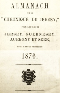 Chronique de Jersey almanac