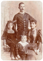 Francis Henry Smith and Melina Mary, nee Le Miere, Anna Emilia and Francis Henry