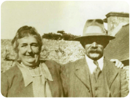 Louise Marguerite Cabot and her husband John Filleul Touzel (1865-1950)