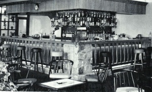 The bar at the Elfine Hotel