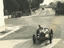 The first Jersey International Road Race in progress at Bel Royal in 1947