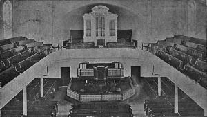 The interior of the French Wesleyan Church