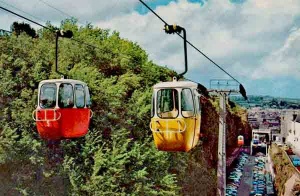 The cable cars which operated from Snow Hill to the Fort for a number of years in the late 20th century