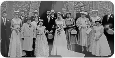 Betty Rosemary, nee A'Court's marriage to John Cabot Le Brun