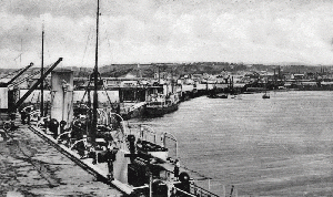 Harbour entrance in the early 20th century