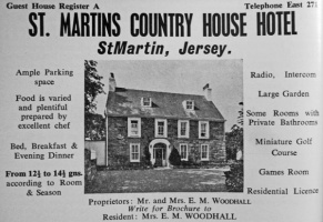 St Martin's Country House Hotel 1970 advert
