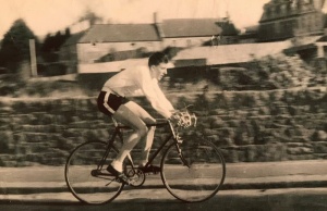 Robin Horman, an accomplished cyclist in the 1950s