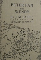 The cover of the Peter Pan book