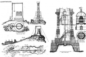Construction drawings of the lighthouse