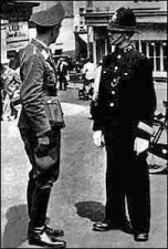 Photographs of their soldiers with 'British Bobbies' made marvellous propaganda for the Germans