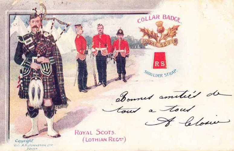 Royal Scots, 1905