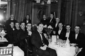Inaugural dinner of the Beeches Old Boys Association in 1937
