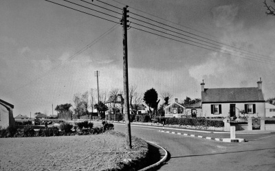 Route de Beaumont - this junction has now disappeared as the Airport has expanded