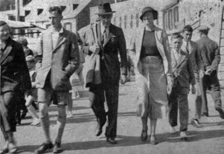 An outing to Gorey Regatta with his wife and children weeks after his appointment in 1935 - Picture Jersey Leader