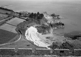 Petit Portelet viewed from Mont Orgueil