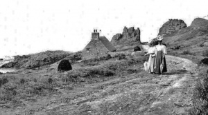 Ladies out for a stroll at La Corbiere