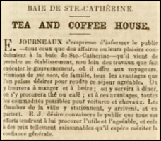 The location of E Journeaux's cafe in St Catherine's Bay is not known