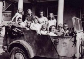 A restored German vehicle put to good use by a Jersey family