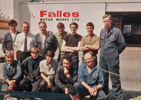Falle's staff in the 1960s