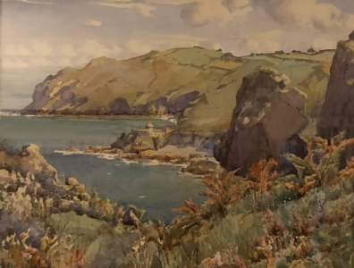 The painting by C G Blampied