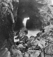 Creux Terrible pictured in 1868 by Henry Mullins