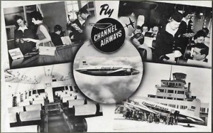 Channel Airways postcard