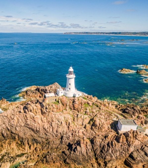 Two drone photographs