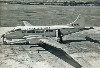Jersey Airlines Heron, 1960