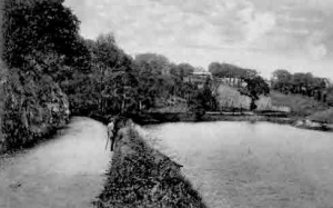 A new road was built through the valley after the reservoirs were constructed