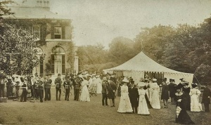 Members of the East Surrey regimental band at a Government House levee in 1907