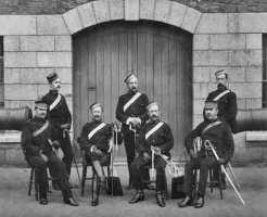 Royal Jersey Artillery officers