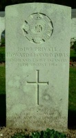 Howard Leopold Davis, Etaples Military Cemetery