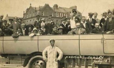 A staff picture in 1925