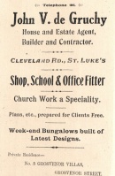John Vernon de Gruchy (1879-1935?), House and Estate Agent, Builder and Contractor