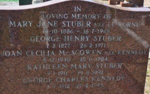 Stuber - St Ouen parish cemetery