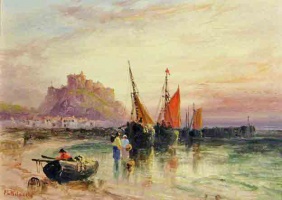Mont Orgueil, 1870, by Jukoatrucj