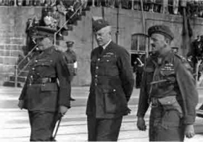 Brigadier Snow, Darvall and Colonel Robinson