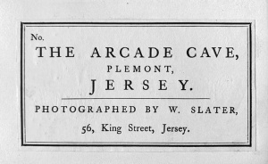 ... and the label on the back of the photograph