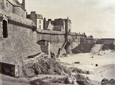 The walled old town at St Malo