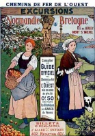 A French railway poster advertising excursions to Jersey