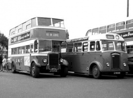 Buses occupied much of the Weighbridge for the second half of the 20th century