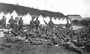 At Fort Regent in 1910