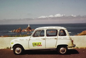 A Falle's hire car at La Corbiere