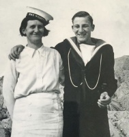 Barbara Joan Ozouf (1921-1983) and her brother Leon Walter (1922-1988). They were children of Leon Pierre (1871-1945) and Mary Jane Elizabeth, nee Vardon (1872-1959)