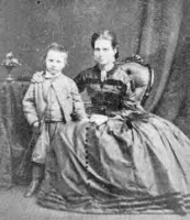 Henriette with her younger brother George taken by Henry Mullins