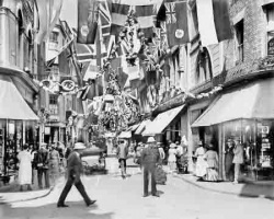 King Street decorated for the 1921 Royal Visit
