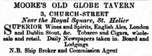 Old Globe Tavern, 1857