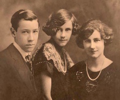 Oswald and Georgina's three children, Russell, Amelie and Marion