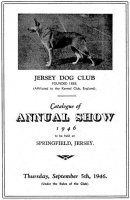 Jersey Dog Club show programme 1946