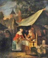 Poultry Store, 1834; Petrus Van Schendel